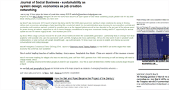 Desktop Screenshot of journalofsocialbusiness.com