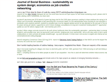 Tablet Screenshot of journalofsocialbusiness.com